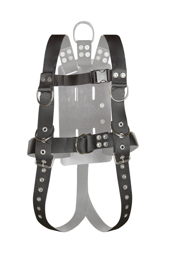 Buckle for adjustable harness, s-s
